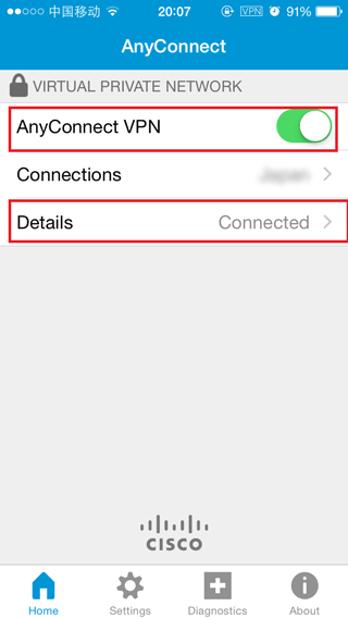 AnyConnect for iOS